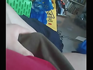 chubby trans teen plays and cums in her panties