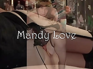 khawn sucks and fucks in sheer orange outfit with white fishnets