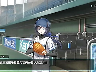 shemale gets jerked and fucked on her back