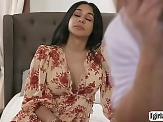 busty shemale eva maxim sucks and reams hunk stud draven bareback anal