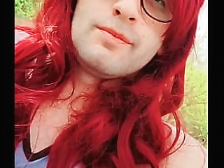 shirley maklow plays with her dildo in the pool