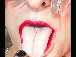 sexy cute shemale explodes a colossal load on her stunning face