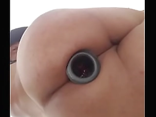 bald dude gets gangbanged well by shemales