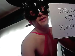 real amateur ebony shemale masturating solo