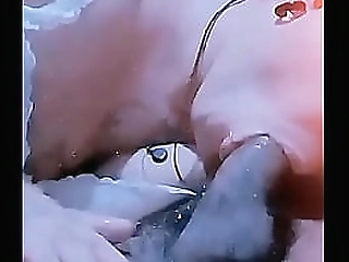 lusty brunette tgirl rides big dick and gets cum on her lovely face