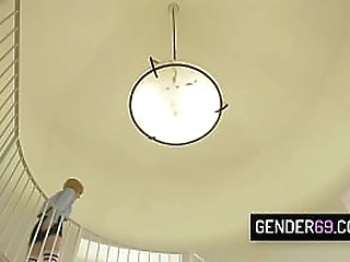 blonde tgirl jean hollywood gets her ass barebacked