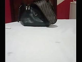 hot brunette shemale enjoys anal doggystyle sex