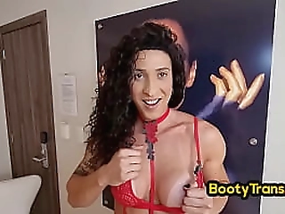 tattooed bigbooty trans fucked by bbc in doggystyle in ass