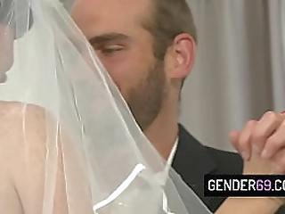 adorable ts slut natalie mars analed in her wedding dress