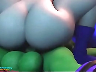 ladyboys shemales cumming with help