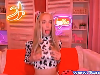 latina shemale schoolgirl mara nova teases in solo show