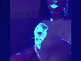 ebony shemale natassia dream fucking in evil dungeon