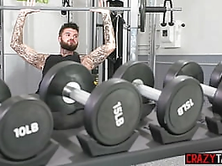 tattooed hot shemale annabelle fucked hard by a hunk