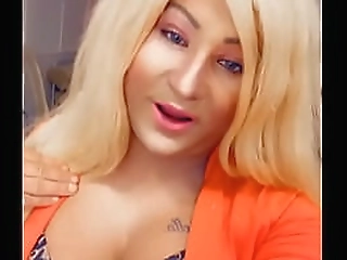 sissy jerking off his hard cock in panty heaven