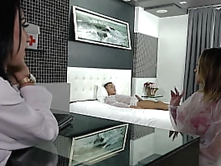 trans nurse and her assistant double team a lucky patient dt778