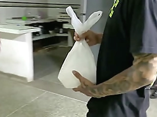 amazing huge shemale cock getting attention