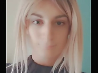 samanthasissy jerk off her tranny cock