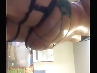 shemale hottie fucking hard in her ass