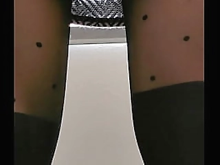 latin bombshell banging a white guy at the bar