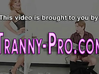 trans babe gets ass rimmed