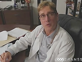 trans hottie ann gets her hole plowed by a massive dick