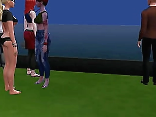 trans beauty yuri strokes her date s cock and gets her boobs fondled