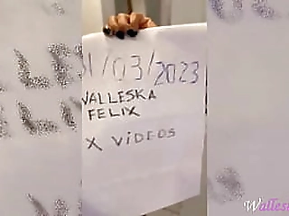 blonde shemale babe shows her huge ass in thong and shecock