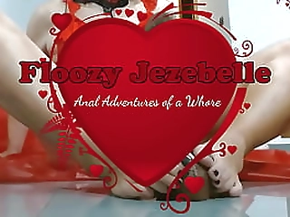 kinky tgirl floozyjezebelle punishing her big ass with huge toys