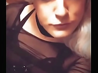 big ass redhead mature shemale, riding 12 inches fat dildo & cum