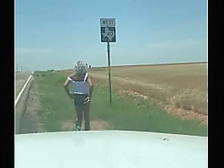 sarina gets her tranny mouth and ass drilled by rod