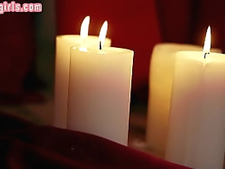 divine ts milf cums in ts gf mouth after barebacking her