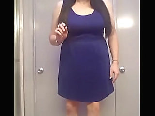 royal blue american lace outfit video