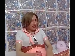 sexy blonde shemale dany de castro stroking her hard cock