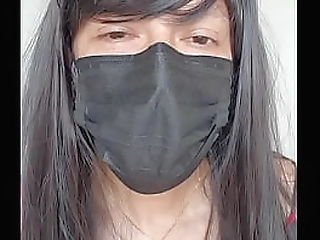 asian shemale beauty solo dick masturbation till cum