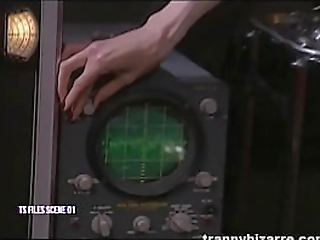 tranny takes control over cock