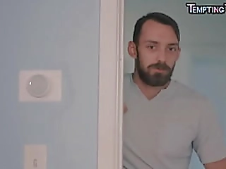 19yo tranny in stockings fucked in ass by perverted male