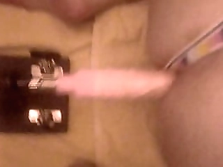 playing with my sex / fucking machine