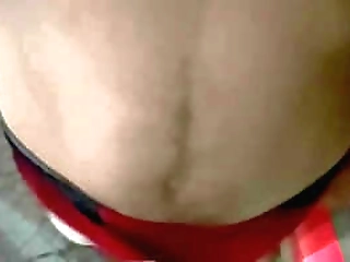 shemale amanda fialho plugs her asshole with a dildo