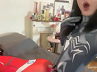 totally slut vs spider-woman - anal edition