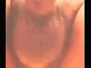 shemale opening her legs and flashing