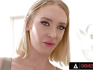 brunette small boobed ts alexa scout fucked hard by massive bbc dude