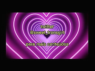 leggy shemale tease holly masturbating in sexy fishnet bodysuit