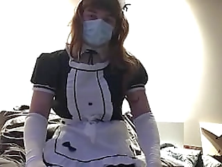 curly hair guy gets an ass fuck from a brazilian tgirl