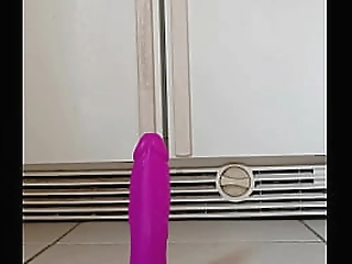 ladyboy strips off stockings before tugging