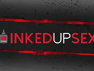 evilyn ink and misha montana share a big black cock