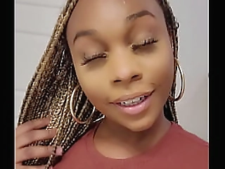 cute teen shemale sandy lopez plays with her hard  shaved cock