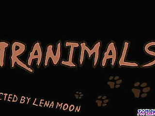 cute teen ladyboy wank and cum on her hands after a long masturbation