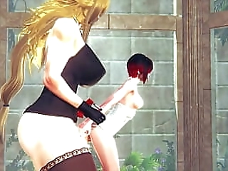 sexy shemale blowing bubbles, all nude and in a bikini!