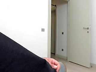 young lady caught me jerking off. risky jacking off and dickflashing.