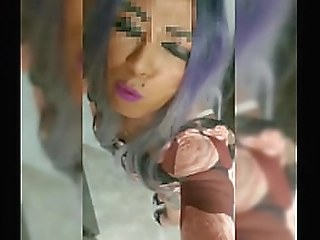 trannies r us - shemale brunette asian teen get facial & raw fuck